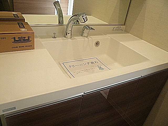 スタイリッシュな洗面ボウルです。