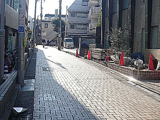 小堀自由が丘マンション　マンションまでの道のり