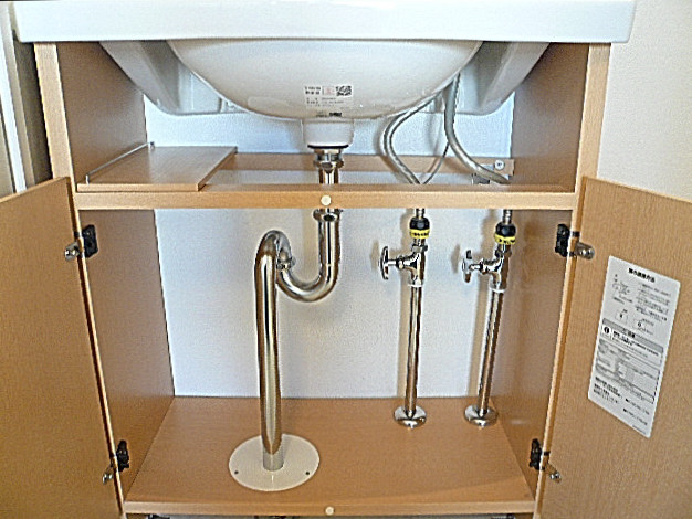 洗面台　収納。