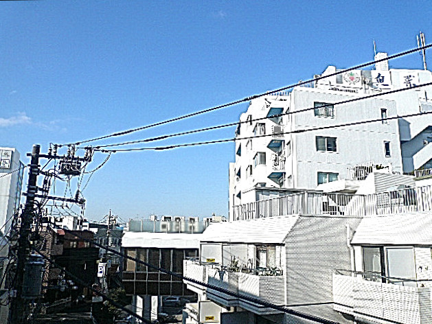 4階からの眺望です。