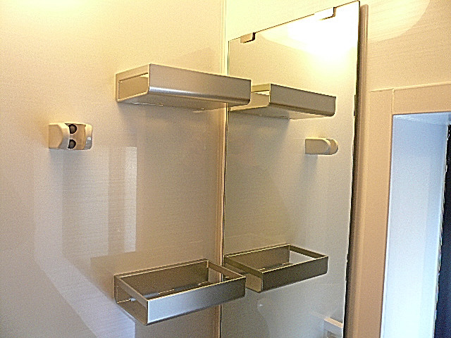 浴室　2つのトレイ♪