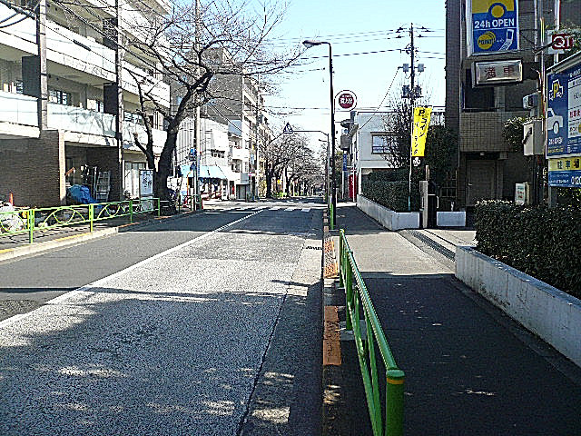 碑文谷ヒルズサレジオ通り　マンションまでの道のり　