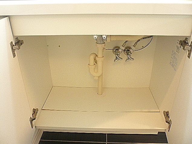 洗面台　収納。