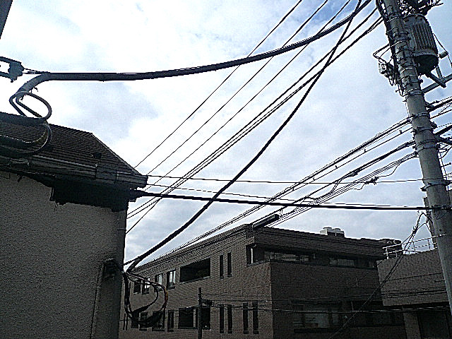 2階からの眺望です。