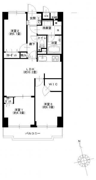 飯田橋第2パークファミリア　間取り