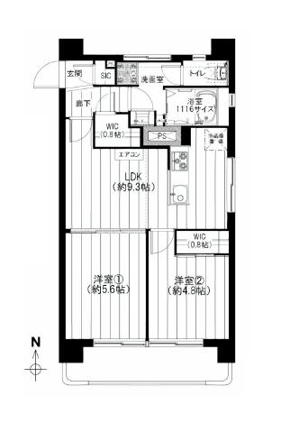 第2豪徳寺ハイム　間取り