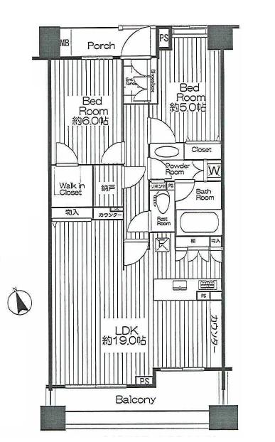 大崎南パークハウス　間取り