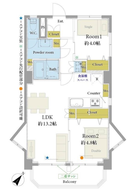 六本木東豊エステート 間取り図 六本木東豊エステート 間取り図