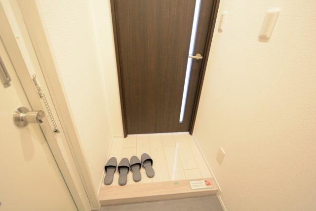 上野毛マンション 玄関