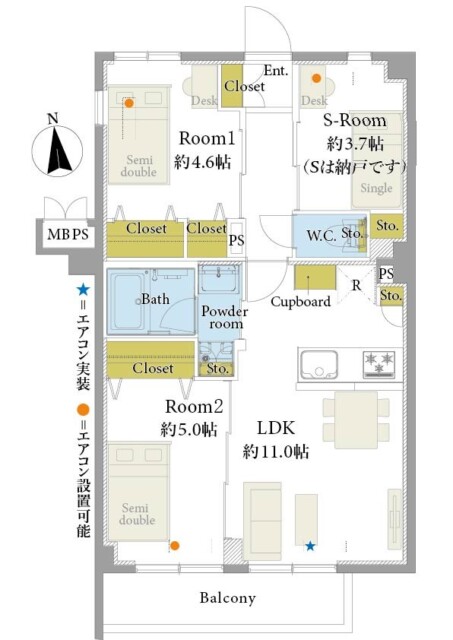 ロイヤルパレス東中野　間取り図