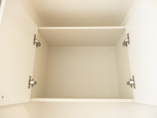 洗濯機置場上の収納