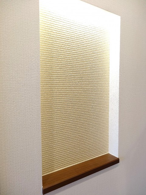 玄関横のニッチ