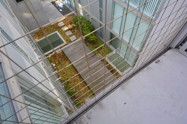 渡り廊下からの眺望