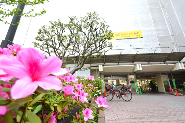 月島四丁目住宅　エントランス外