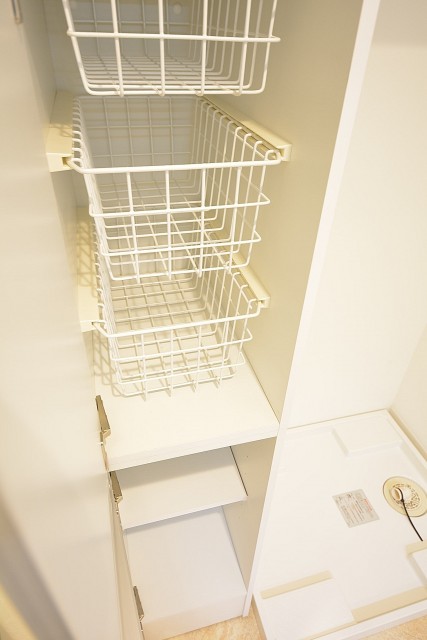 トゥール高輪　タオルの収納に便利