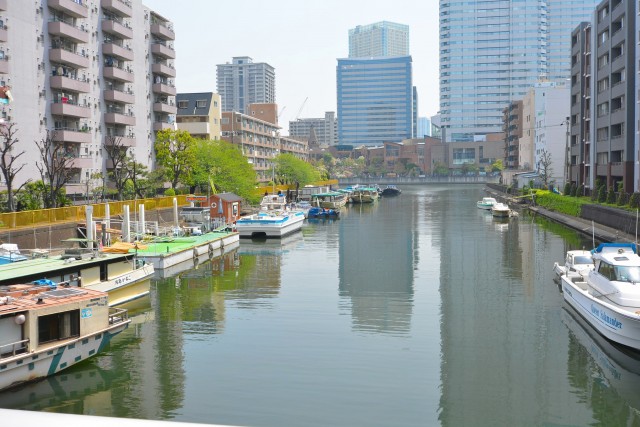 月島四丁目住宅　運河