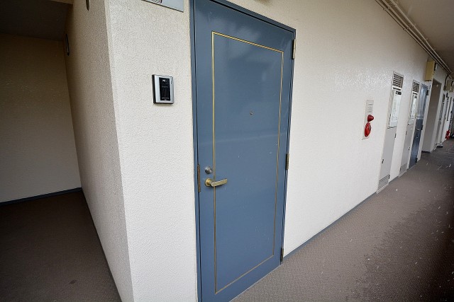 プラザ六番館　玄関扉