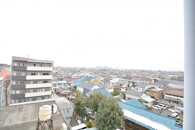 セントラルハイツ　廊下からの眺望