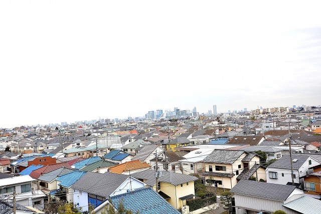 セントラルハイツ　リビング眺望