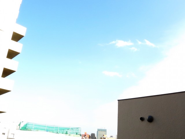 外廊下からの景色