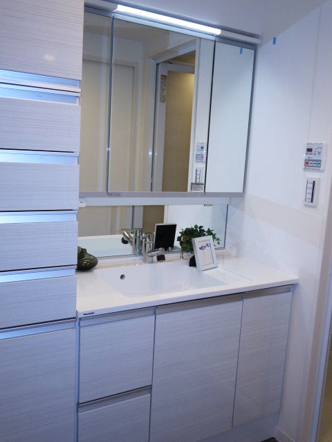 アイタウン・レピア　収納たっぷりの洗面室