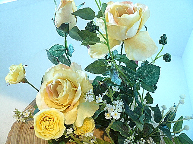 玄関　カウンターに窓