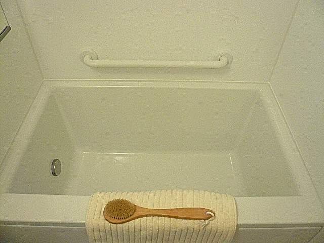 追炊き機能付き浴室。