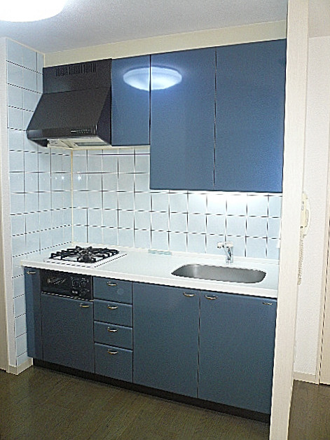 エクセルシオール麻布　システムキッチンです。