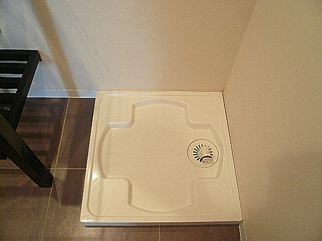 洗濯機置き場です。