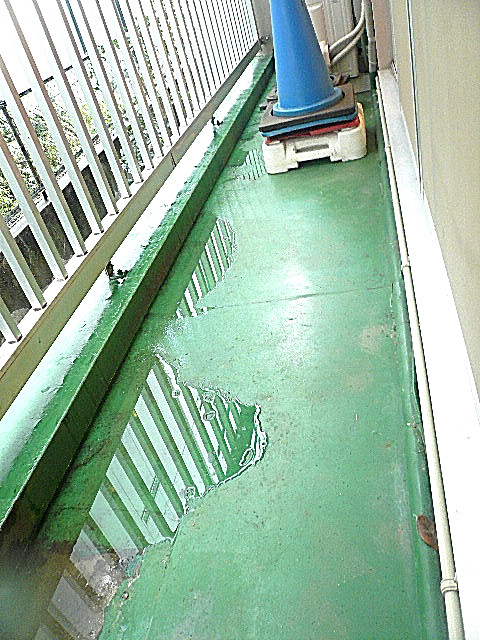 渋谷コーポラス　グリーンのバルコニー♪