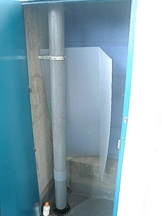 玉川サンケイハウス　バルコニーの収納