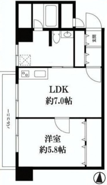 エル・アルカサル三田　間取り