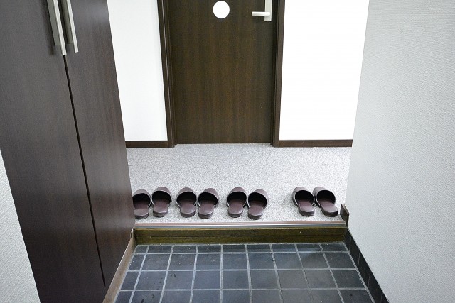 ライオンズマンション神楽坂　玄関