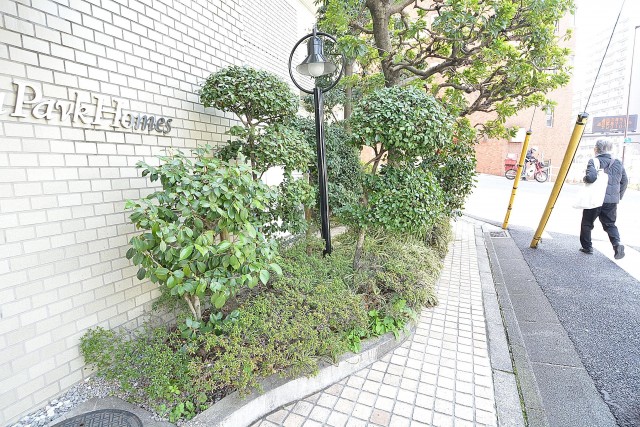 高輪パークホームズ　植栽