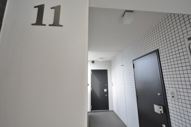 プレミアムキューブ三田　内廊下