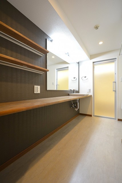 マスターベッドルーム　サニタリールーム