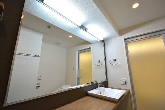 マスターベッドルーム　洗面台