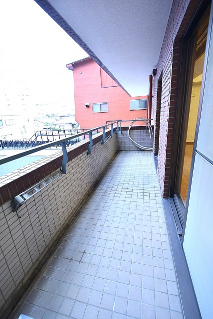 南西向きバルコニー