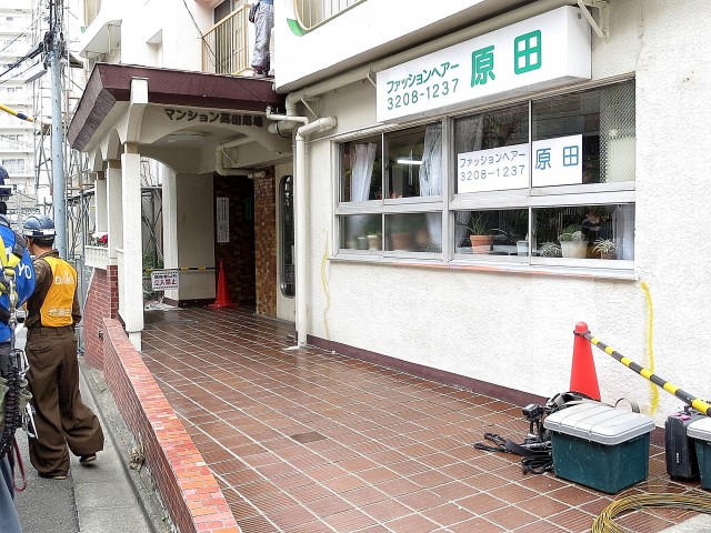 マンション高田馬場　アプローチ