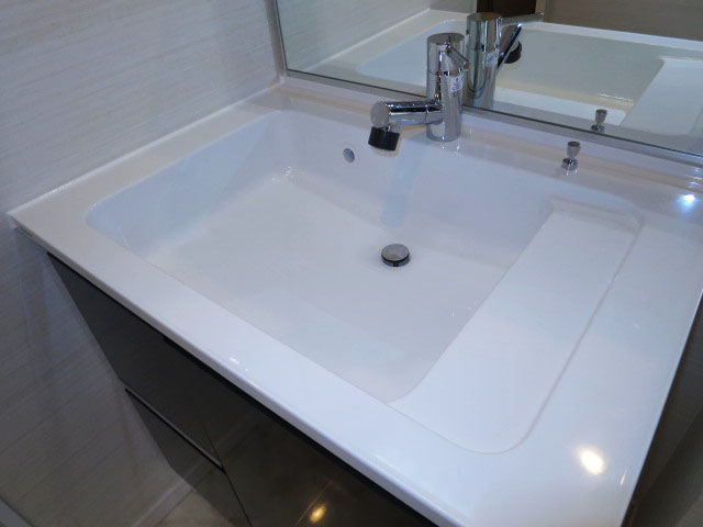 機能的な洗面化粧台