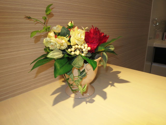 カウンター付のシステムキッチン