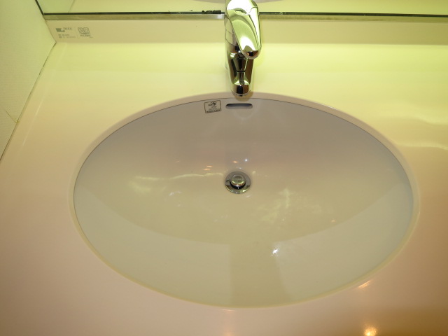 ゆったりした洗面化粧台