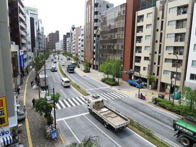 シャトレー渋谷　バルコニーからの眺望