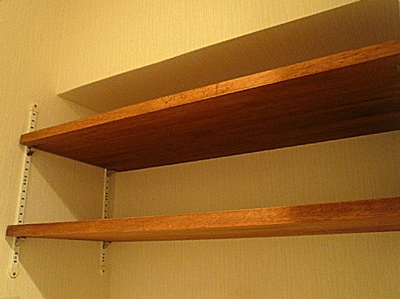 洗濯機置き場　収納棚