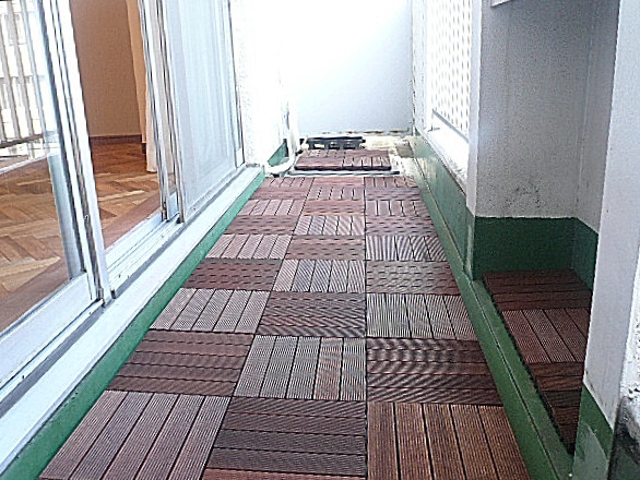 東向きバルコニー