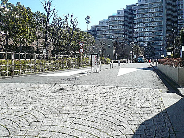 多摩川芙蓉ハイツ　アプローチ