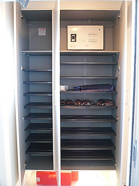 多摩川芙蓉ハイツ　充実した玄関収納