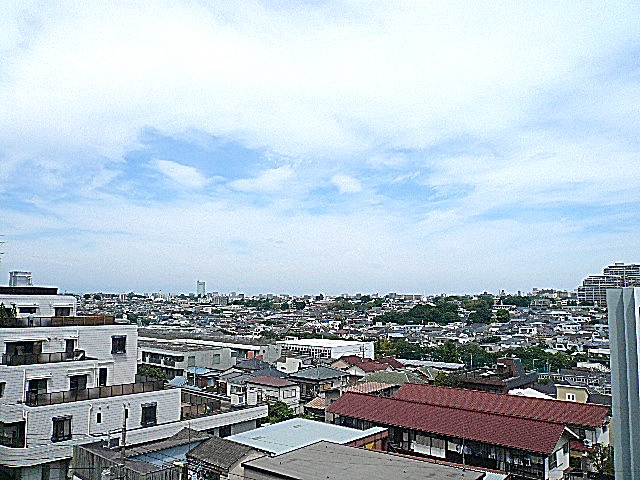 共用部廊下からの眺望