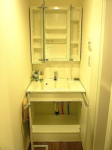 洗面化粧台　収納