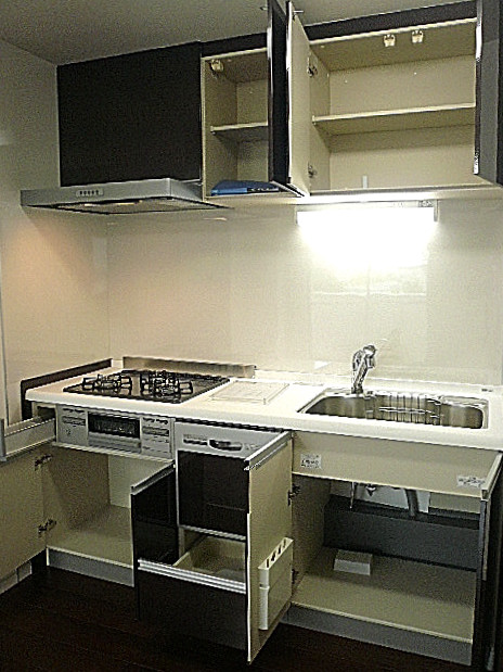 六本木ハイツ　システムキッチン　収納801